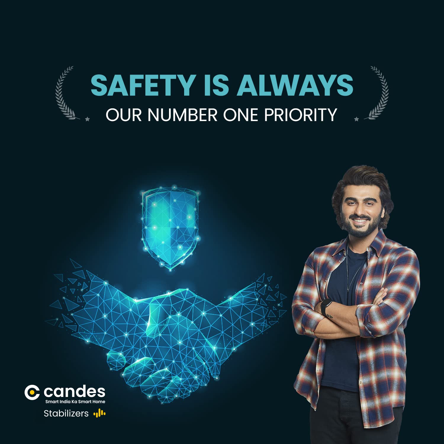 Candes Crystal 4kVA Working Range (170V to 280V) Voltage Stabilizer Best for Inverter AC, Split AC or Windows AC Upto 1.5 Ton (MS-Grey) 3 Years Warran - view 5