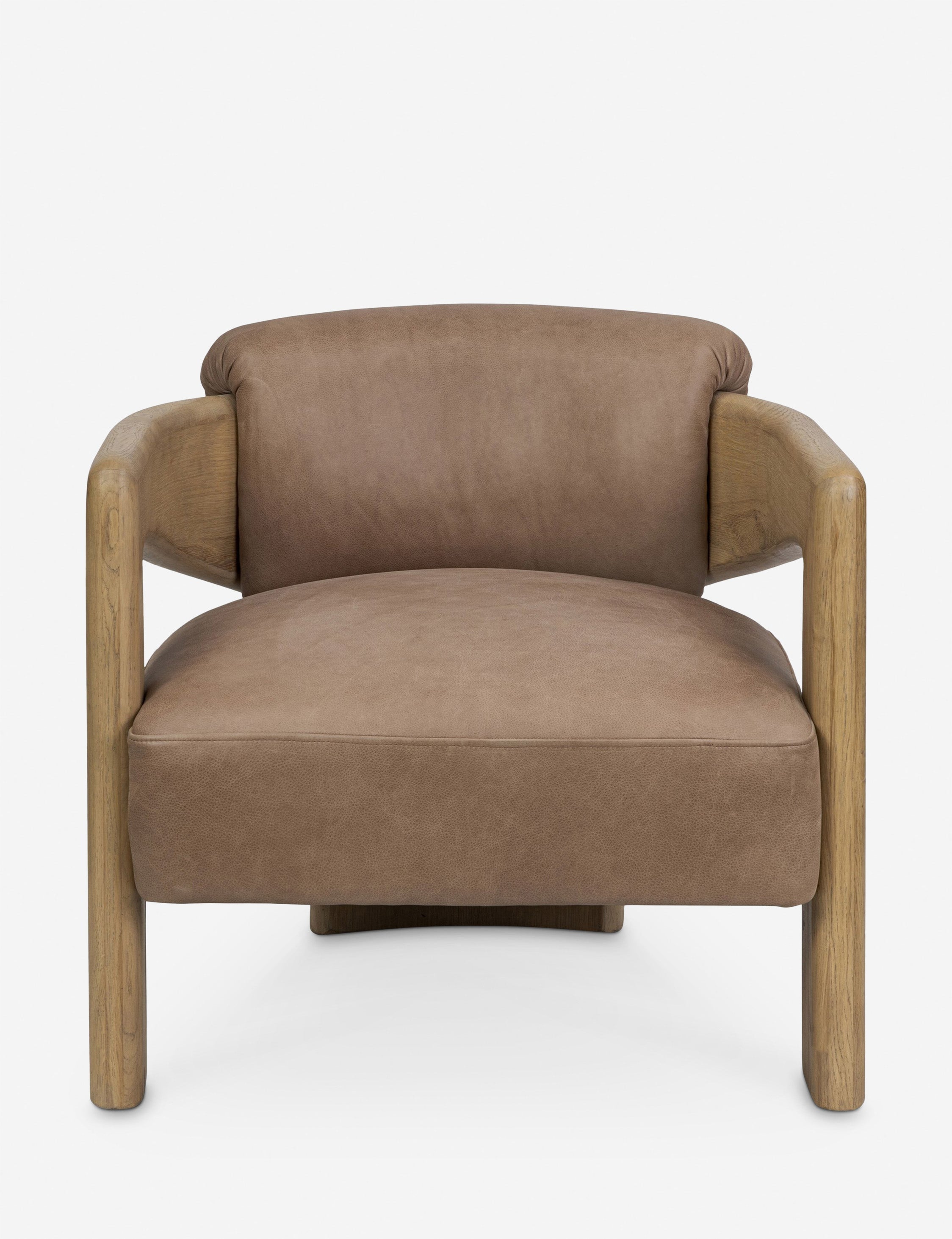 Lulu and Georgia Bazin Leather Accent Chair – Natural