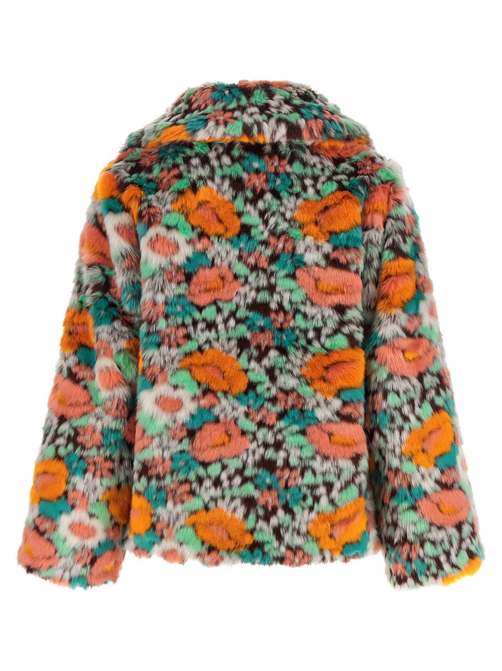 Farm Rio Faux Fur Floral Pattern - view 2