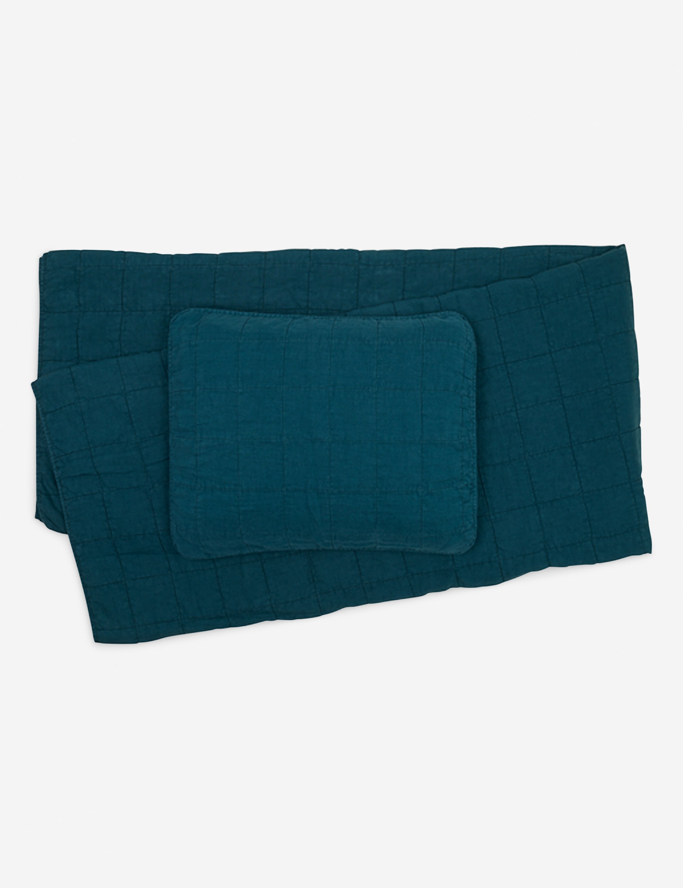 Lulu and Georgia Simple Linen Quilt by Hawkins New York - view 11