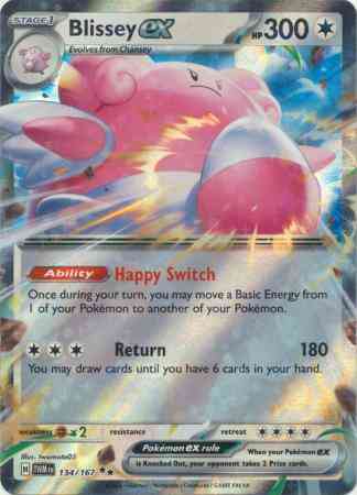 Double rare sv06-134 – Pokémon Blissey ex - 134/167 - Double Rare [sv06-134] [Ultra]