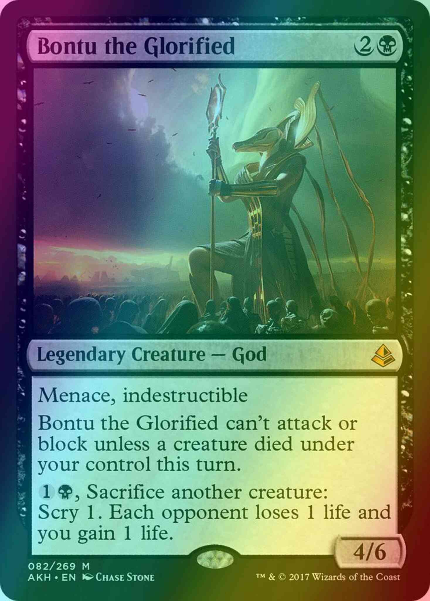 Magic Bontu the Glorified [82] [Amonkhet] [Foil]