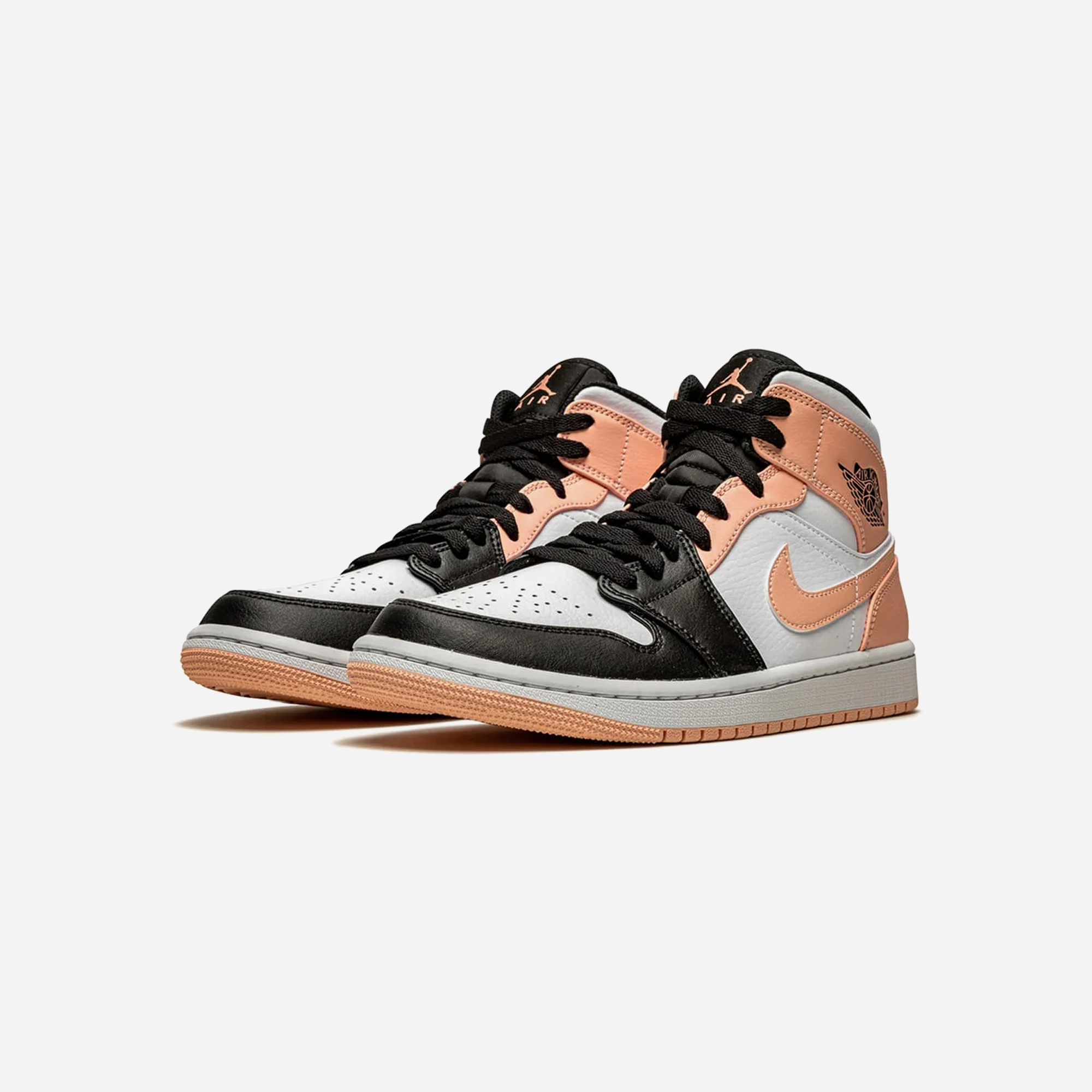 Nike Air Jordan 1 Mid Arctic Orange Black Toe - view 2