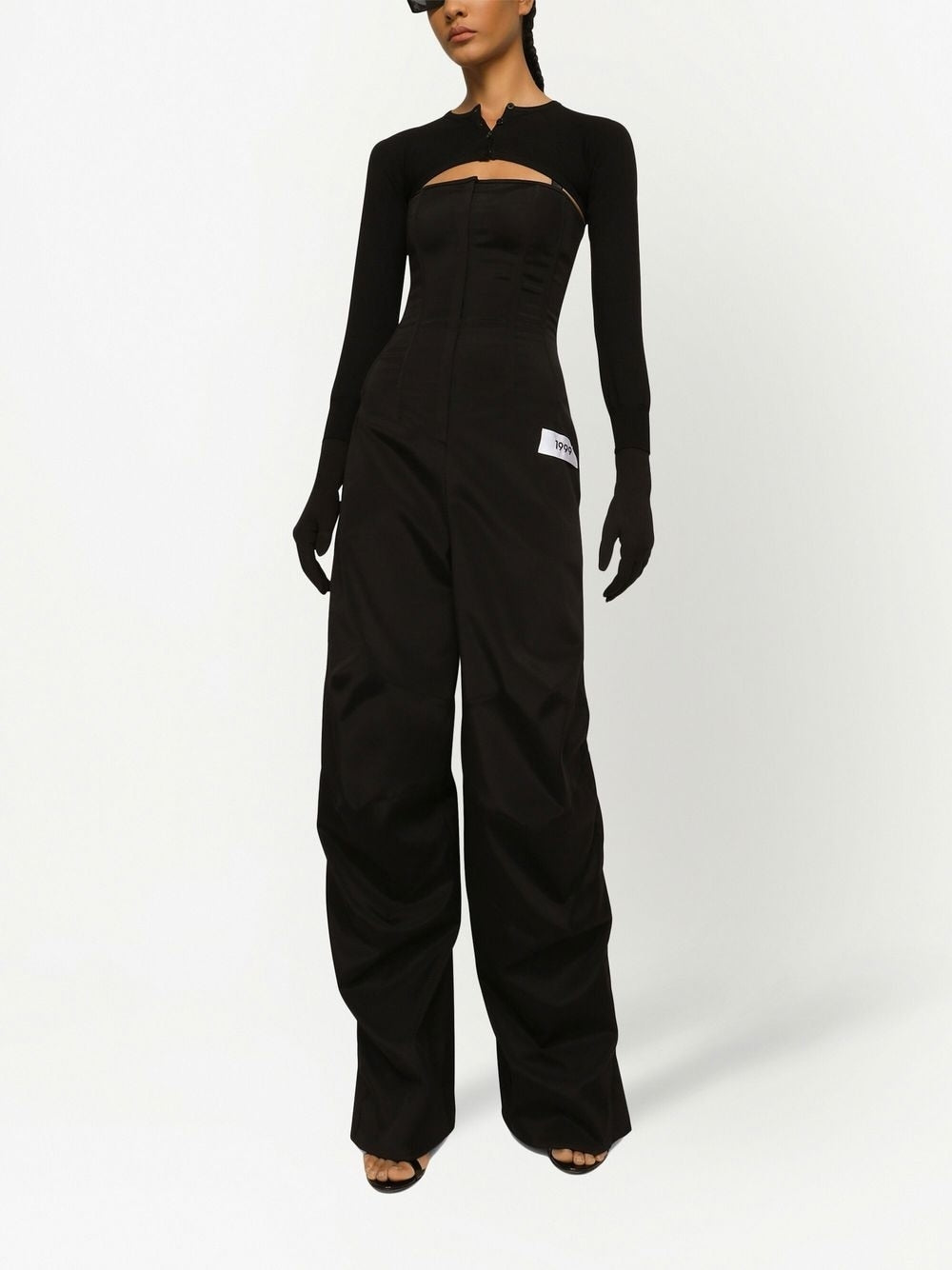 Dolce & Gabbana cropped button-fastening cardigan - view 3