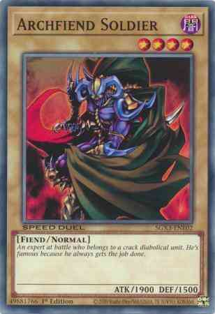 Yu-Gi-Oh! Archfiend Soldier - SGX3-ENE02 - Common - 1st Edition