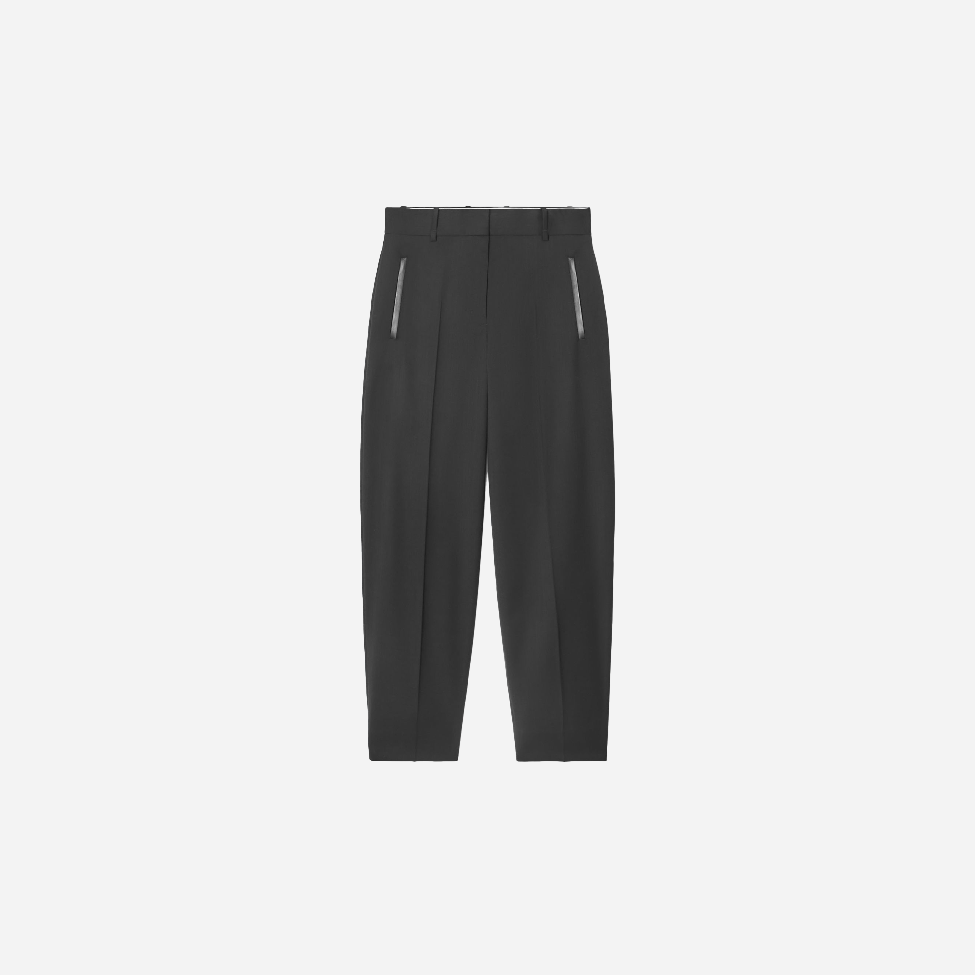 Cos Tailored Barrel-Leg Pants – Carbon