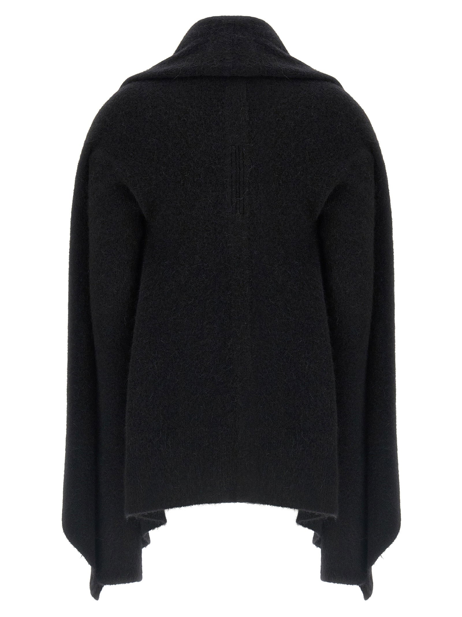Rick Owens Hooded Medium Wrap Cardigan - view 2