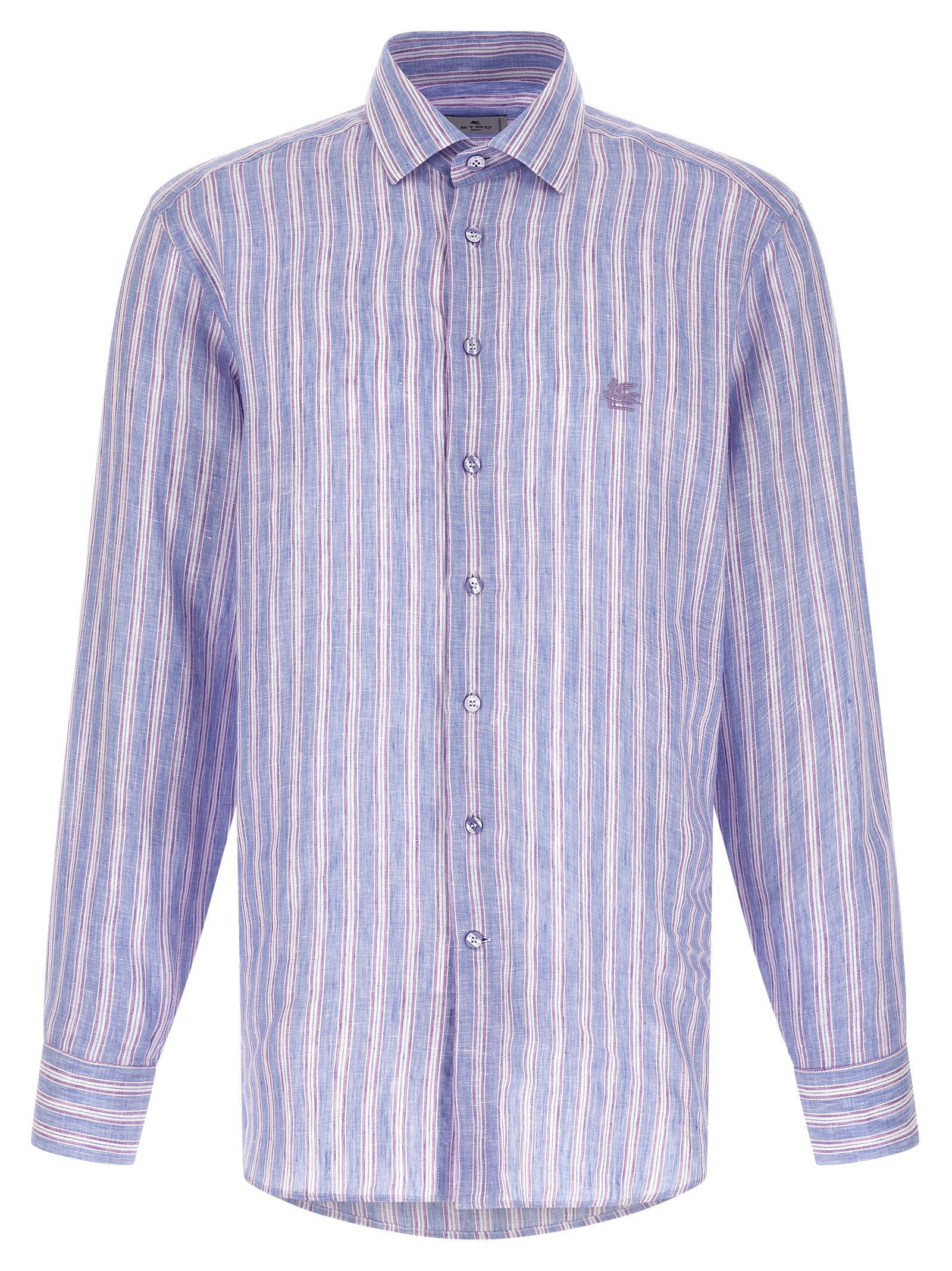 Etro Striped Linen Shirt – 100% linen