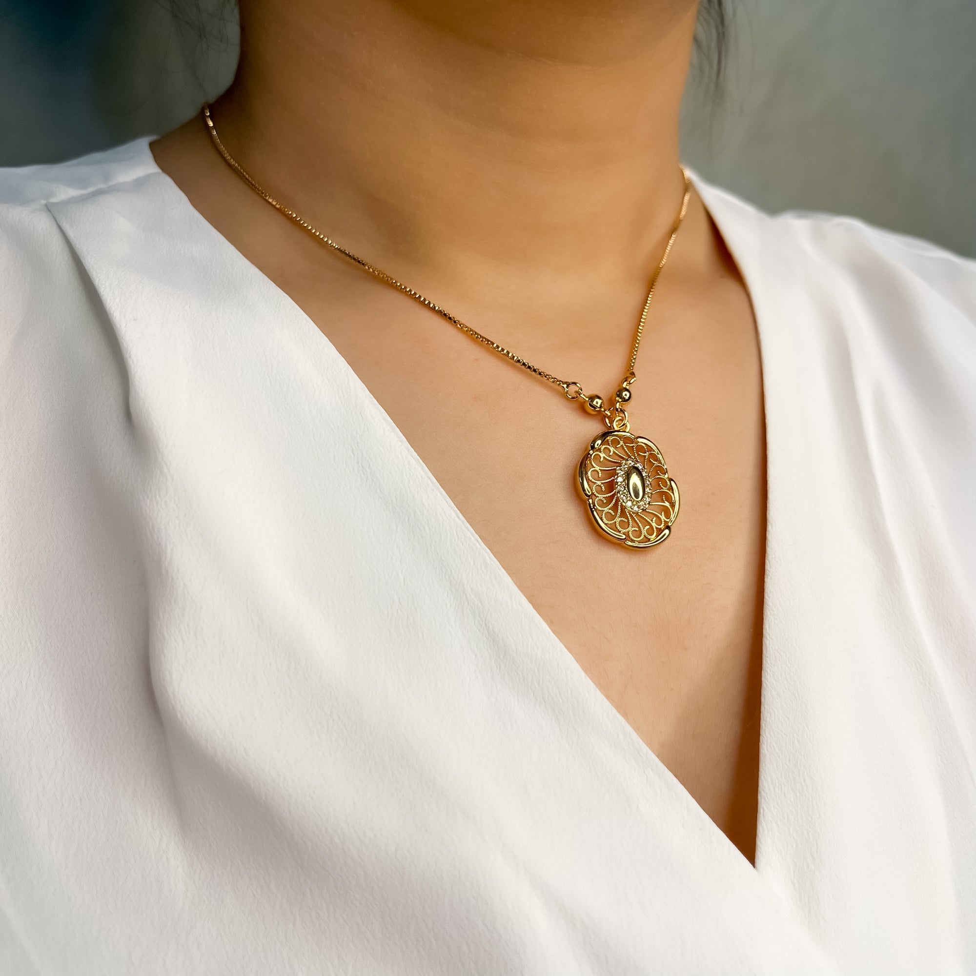 Branta Fancy Diamond Necklace For Women