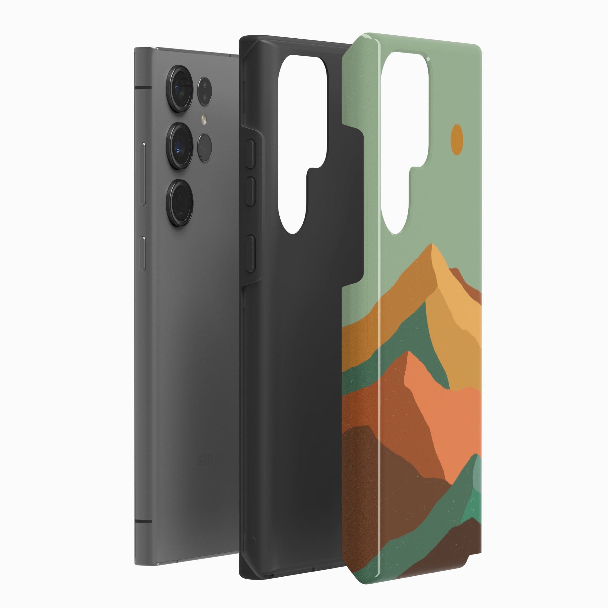 Casetry Endless Peaks | Colorblock Mountain Samsung Case - view 6