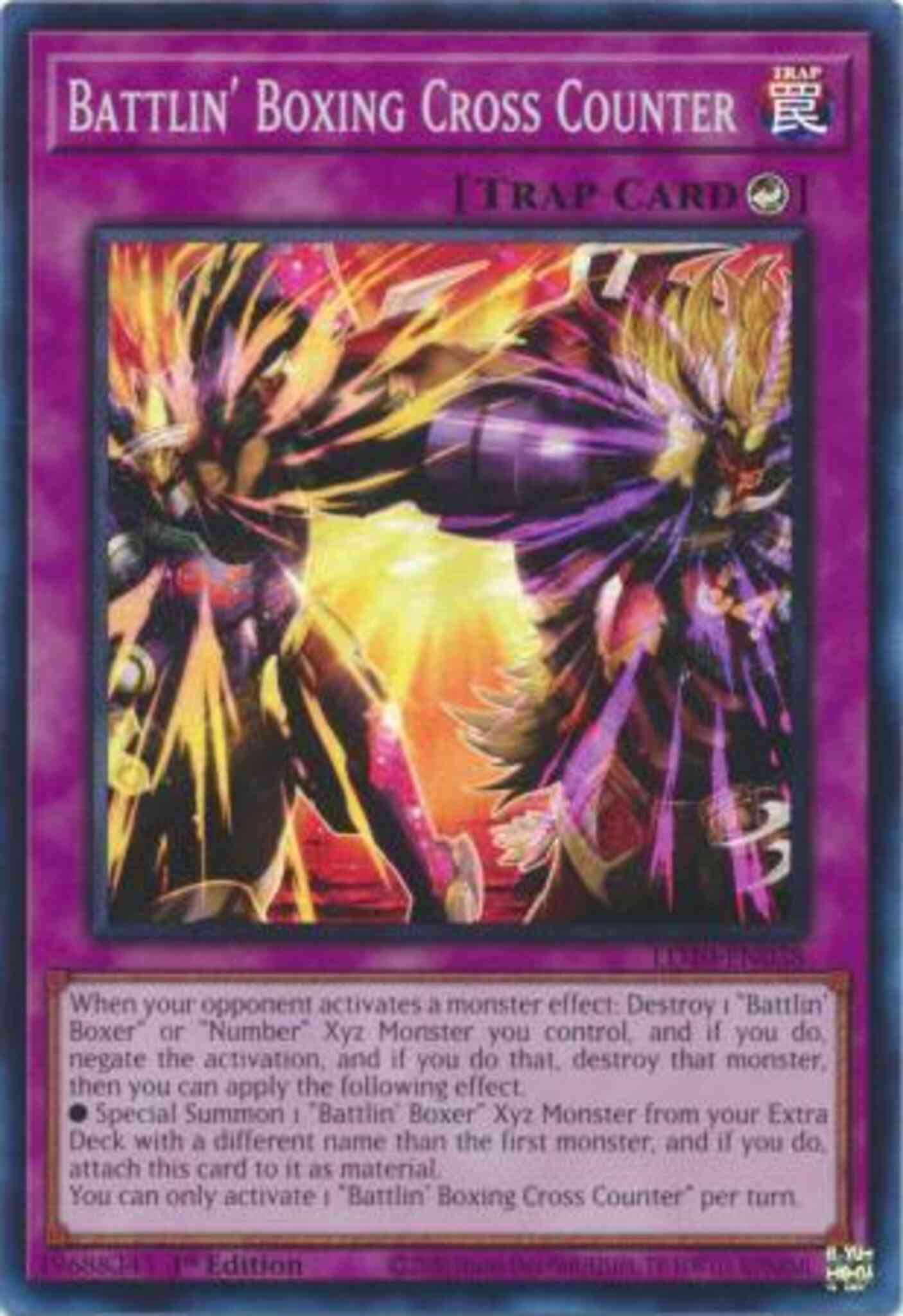 Yu-Gi-Oh! Battlin' Boxing Cross Counter - LD10-EN038 - Super Rare - 1st Edition