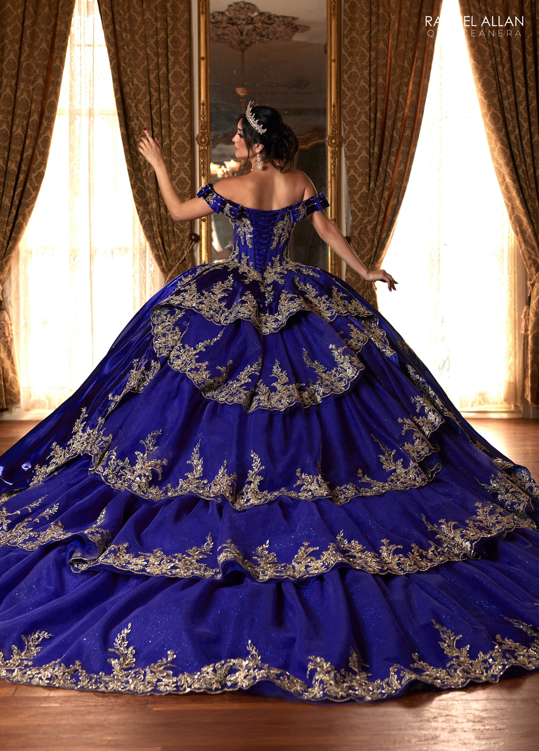 Mary's Bridal Off Shoulder Quinceanera Dress by Rachel Allan RQ3151 - view 9