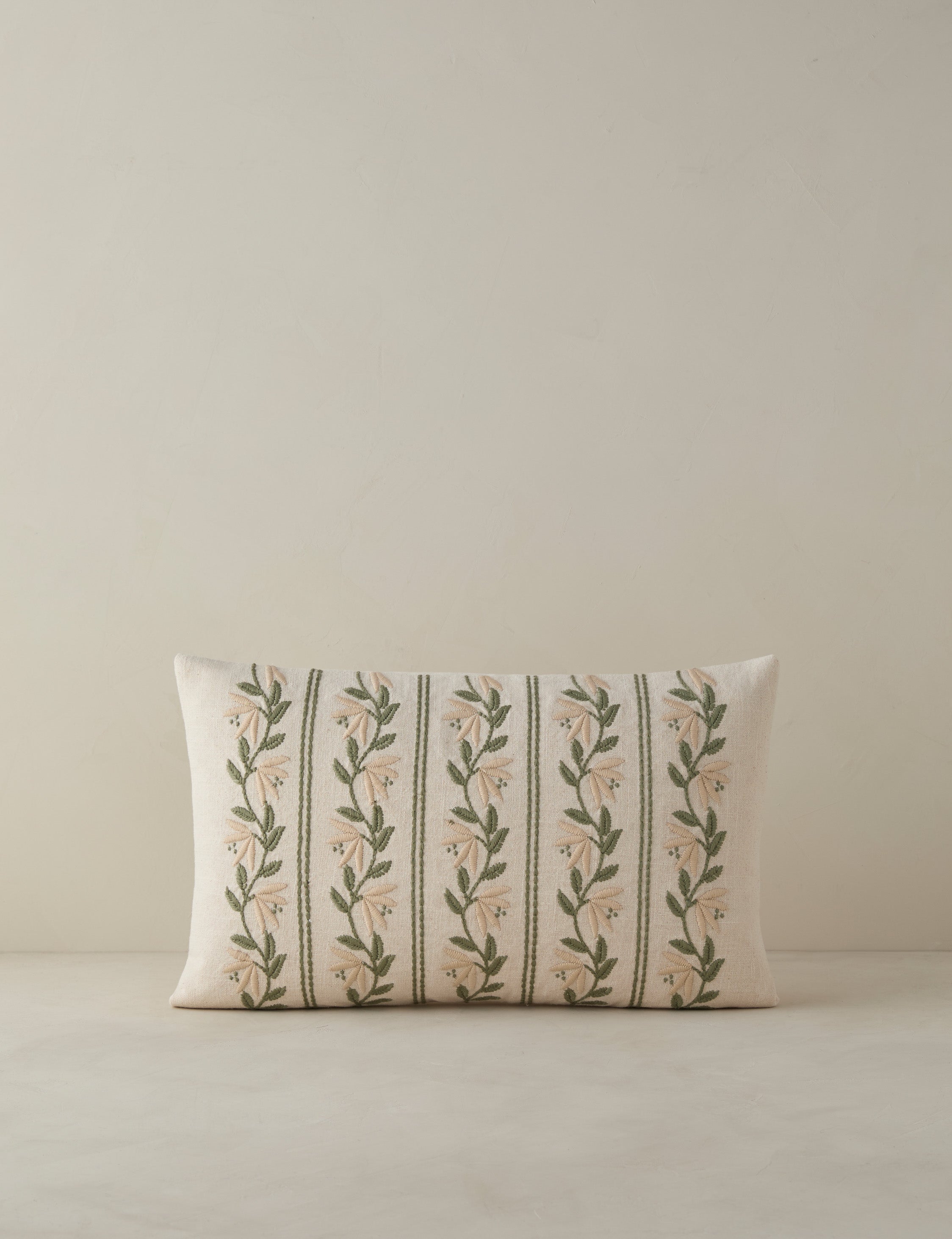 Lulu and Georgia Tremaine Embroidered Pillow - view 8