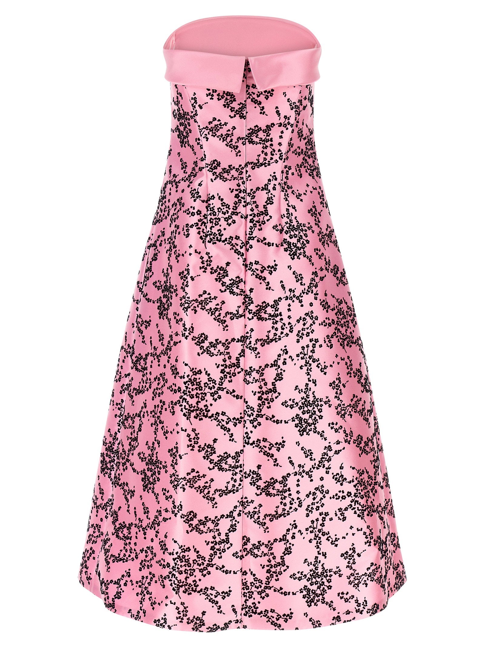 Alberta Ferretti Mikado Floreale Dress – 85% polyester, 15% silk - view 2