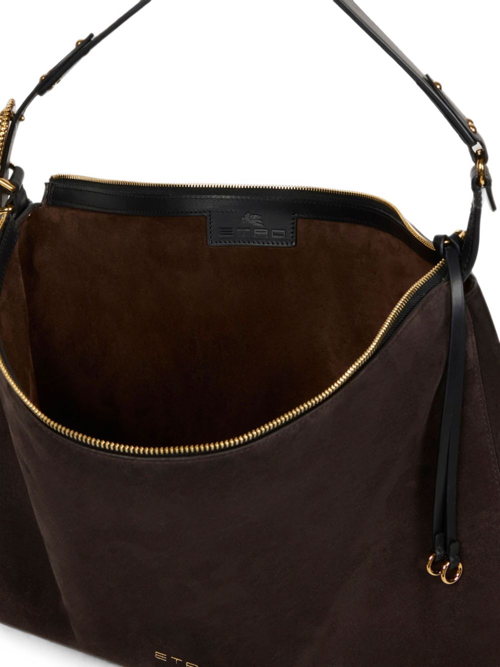 Etro Suede Hobo Bag – 100% Leather - view 6