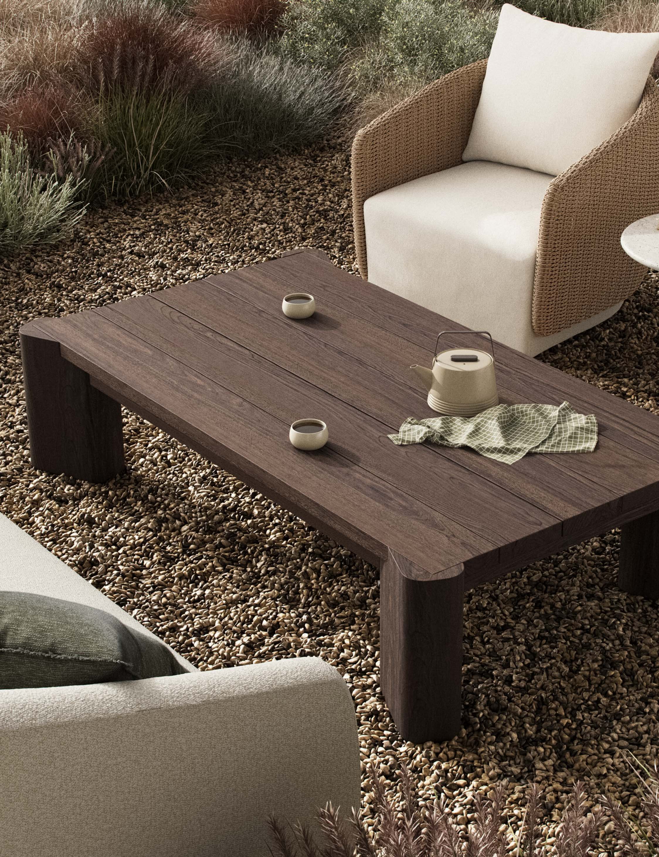 Lulu and Georgia Boone Outdoor Coffee Table - view 3