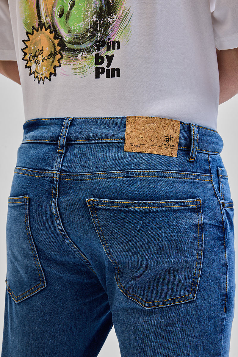 SNITCH Blue Skinny Fit Jeans - view 8
