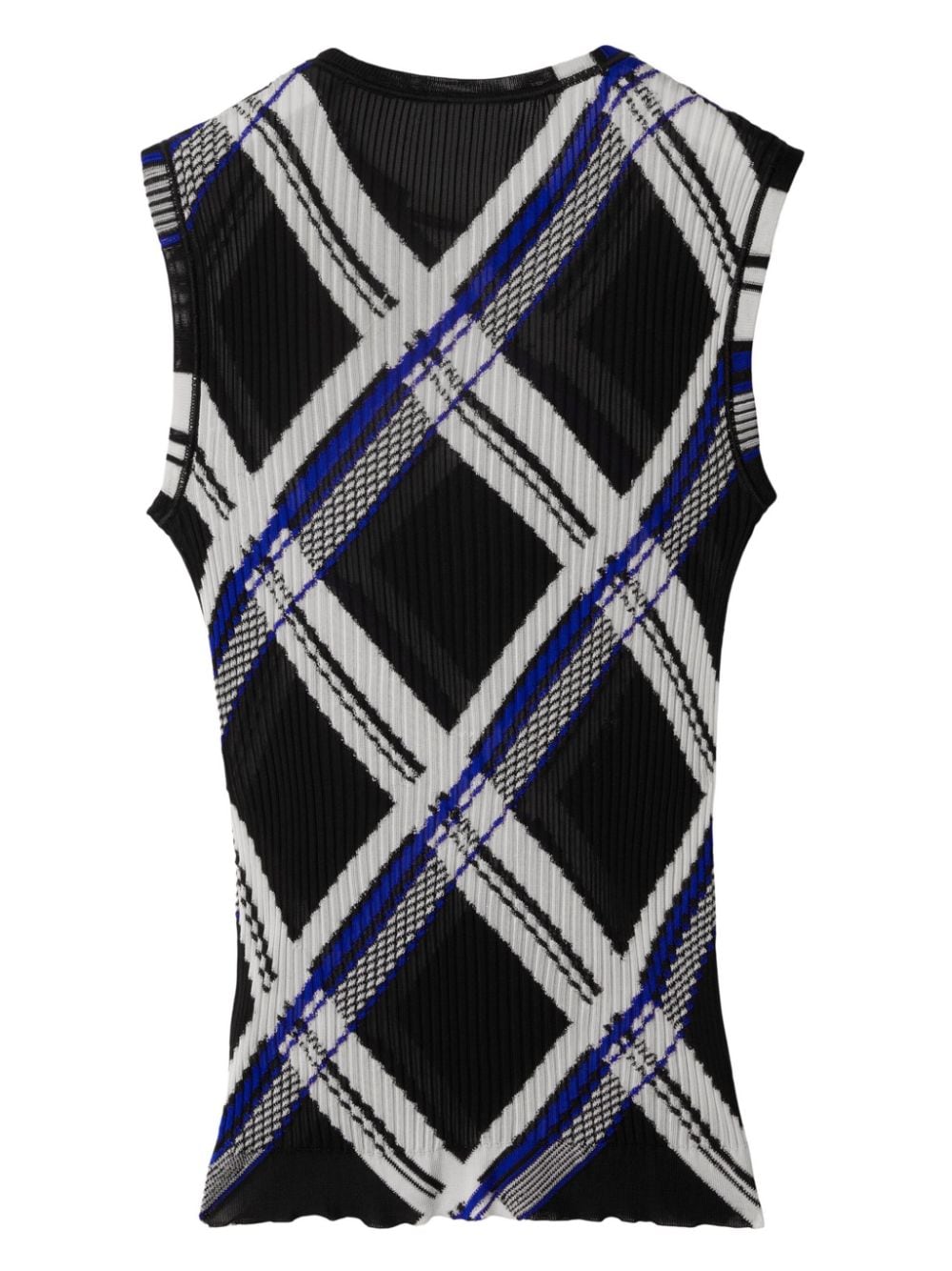 Burberry checked silk top – Silk 100% - view 2