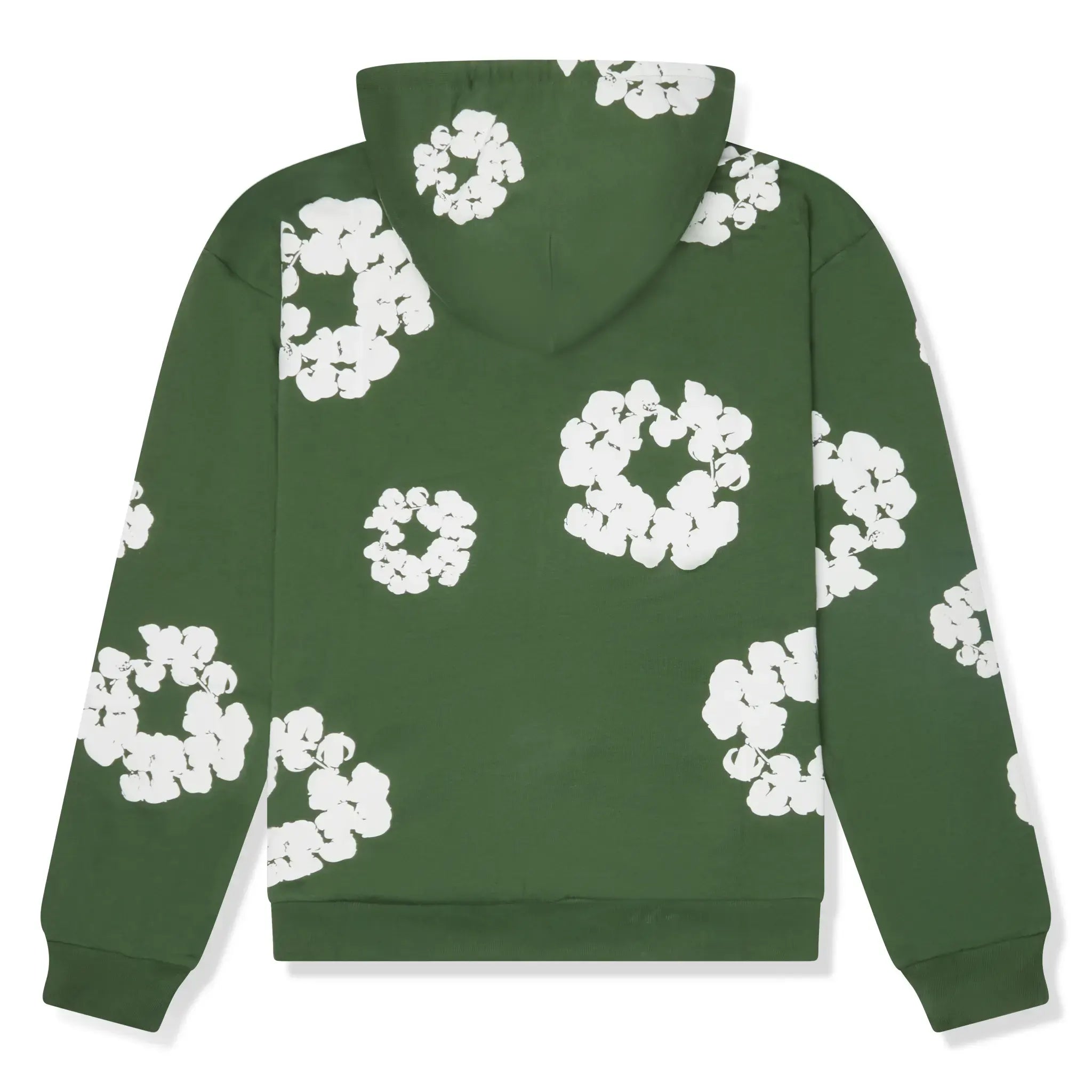 Denim Tears The Cotton Wreath Zip-Up Green Hoodie - view 2
