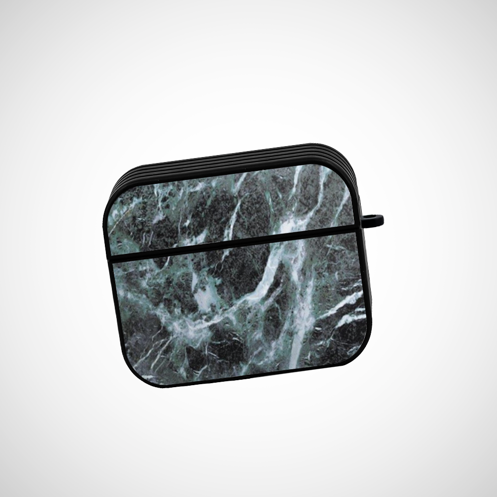 Cover It Up Dark Green marble Glass Airpods 3rd Gen Case Covers