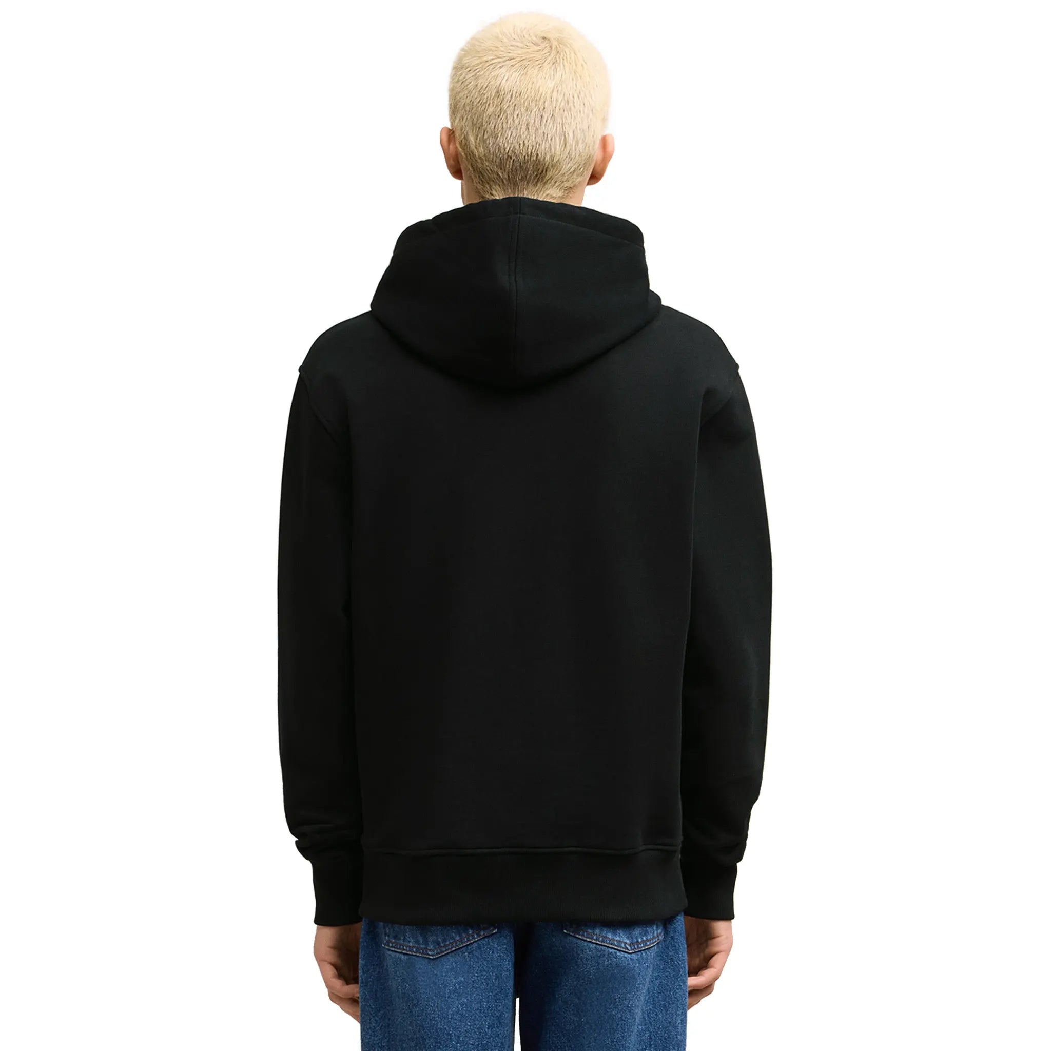 Ami Paris Ami De Coeur Cotton Black Zip-Up Hoodie - view 2