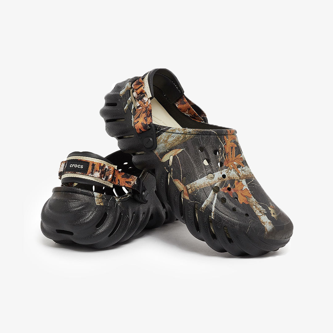 Crocs | CROCS ECHO CLOG REALTREE EDGE { BLACK - view 2