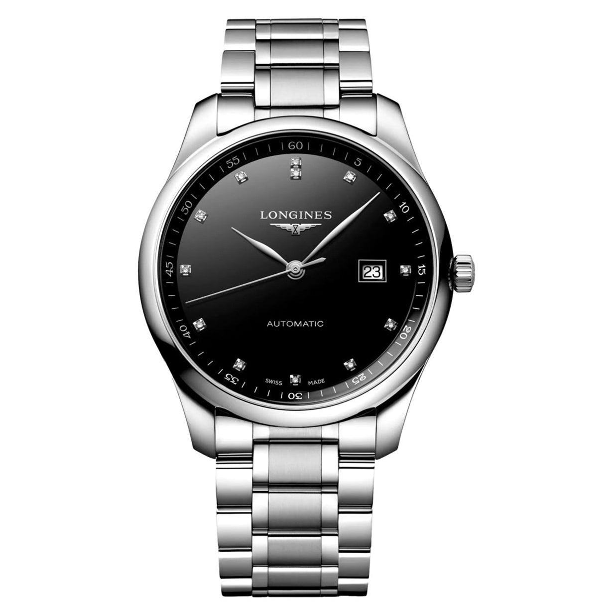 Longines Master Collection Black Lacquered Polished Dial Men 42mm - view 4