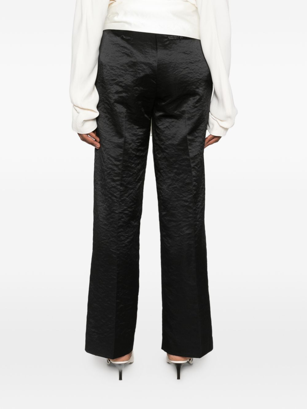 Forte Forte Trousers BLACK – Polyester 100 % - view 4