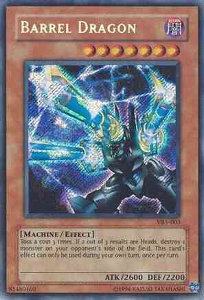 Yu-Gi-Oh! Barrel Dragon - VB5-003 - Secret Rare - Unlimited