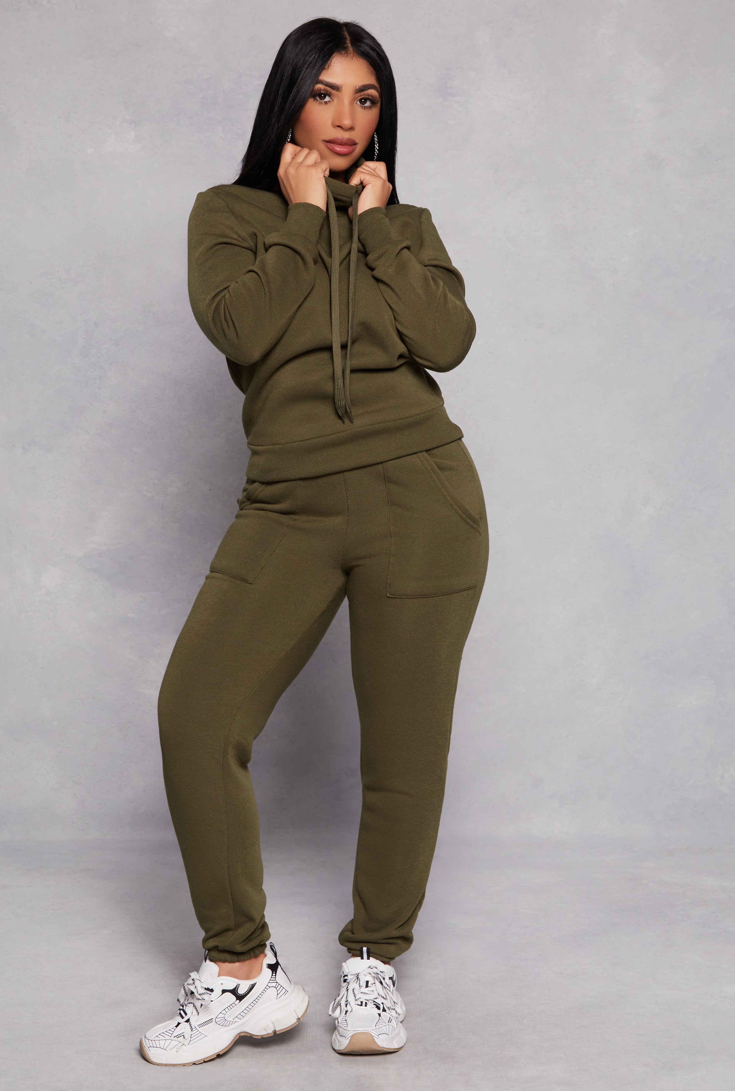 Rainbow Shops Pocket Drawstring Sweatpants – Women's