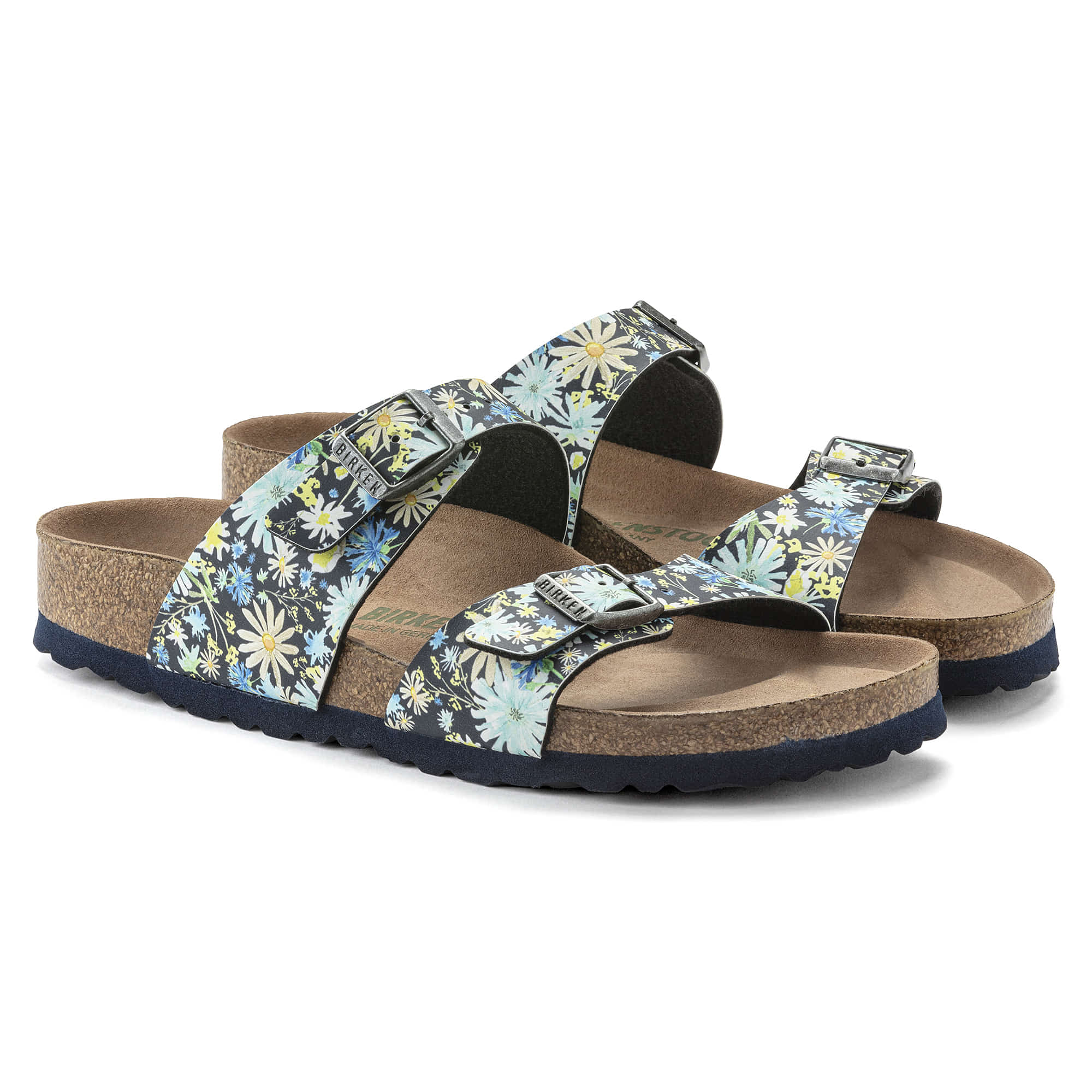 Birkenstock Sydney Vegan Birko-Flor – Multi Multi/Summer Floral Blue - view 3