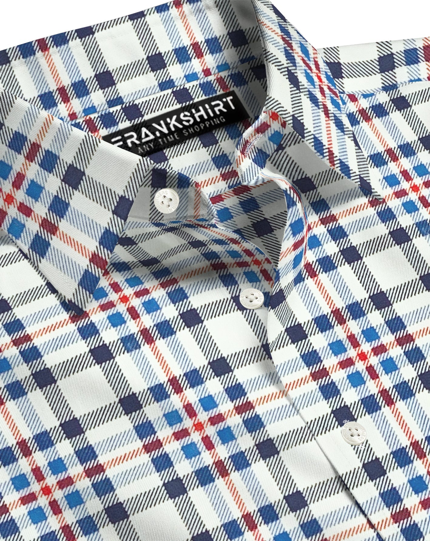 BlackTree Pack of 2 Cotton Shirt for Man ( Blue Grey and Black Blue) - view 3