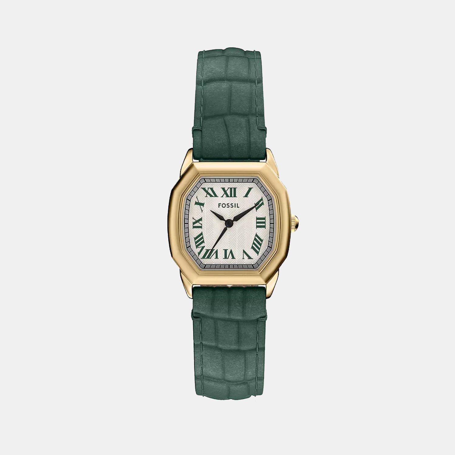 Fossil Harlow Women Quartz Cream Dial Analog Leather Watch ES5427