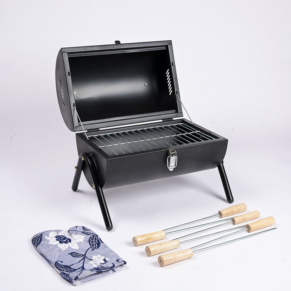 Ugaoo Barrel Style Barbecue Grill - view 3