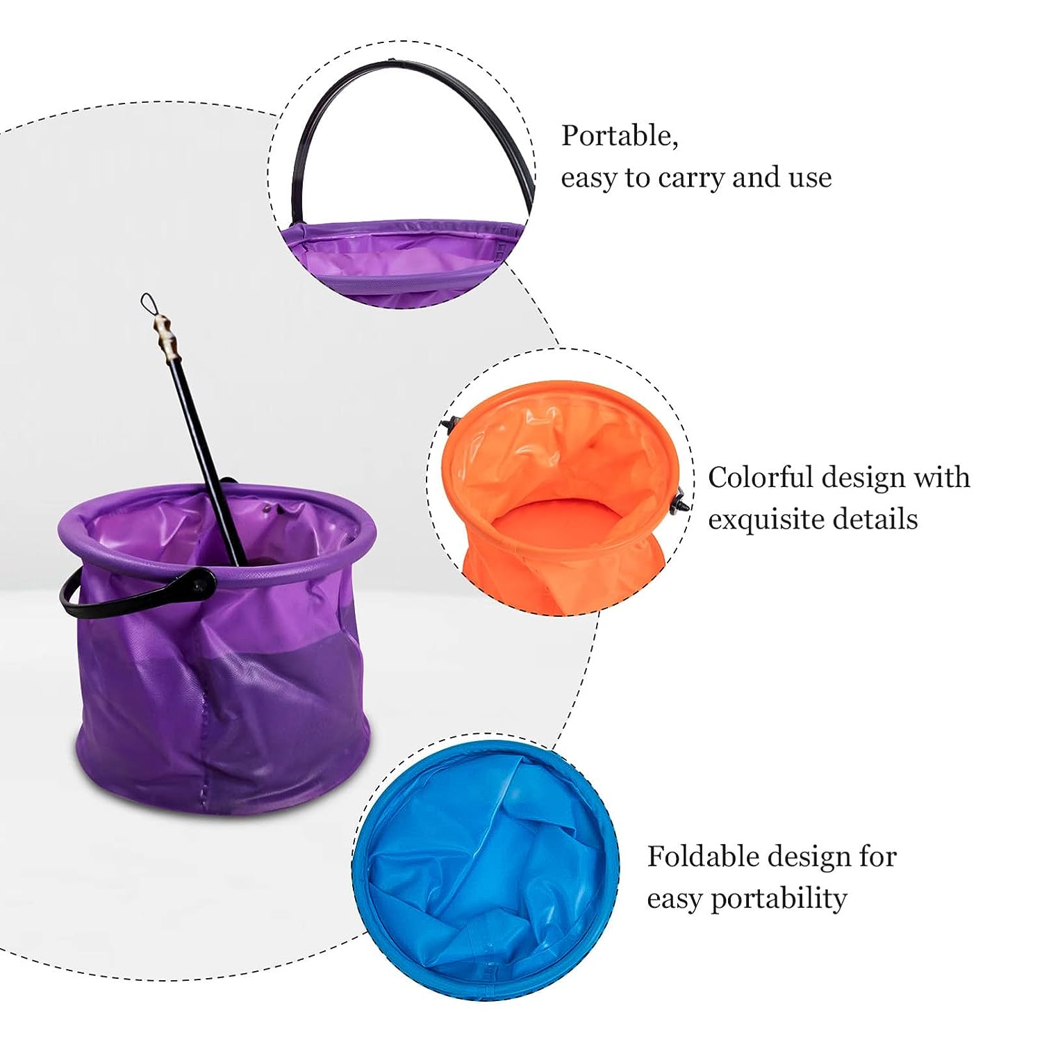 Catterton Foldable Portable Bucket - view 6