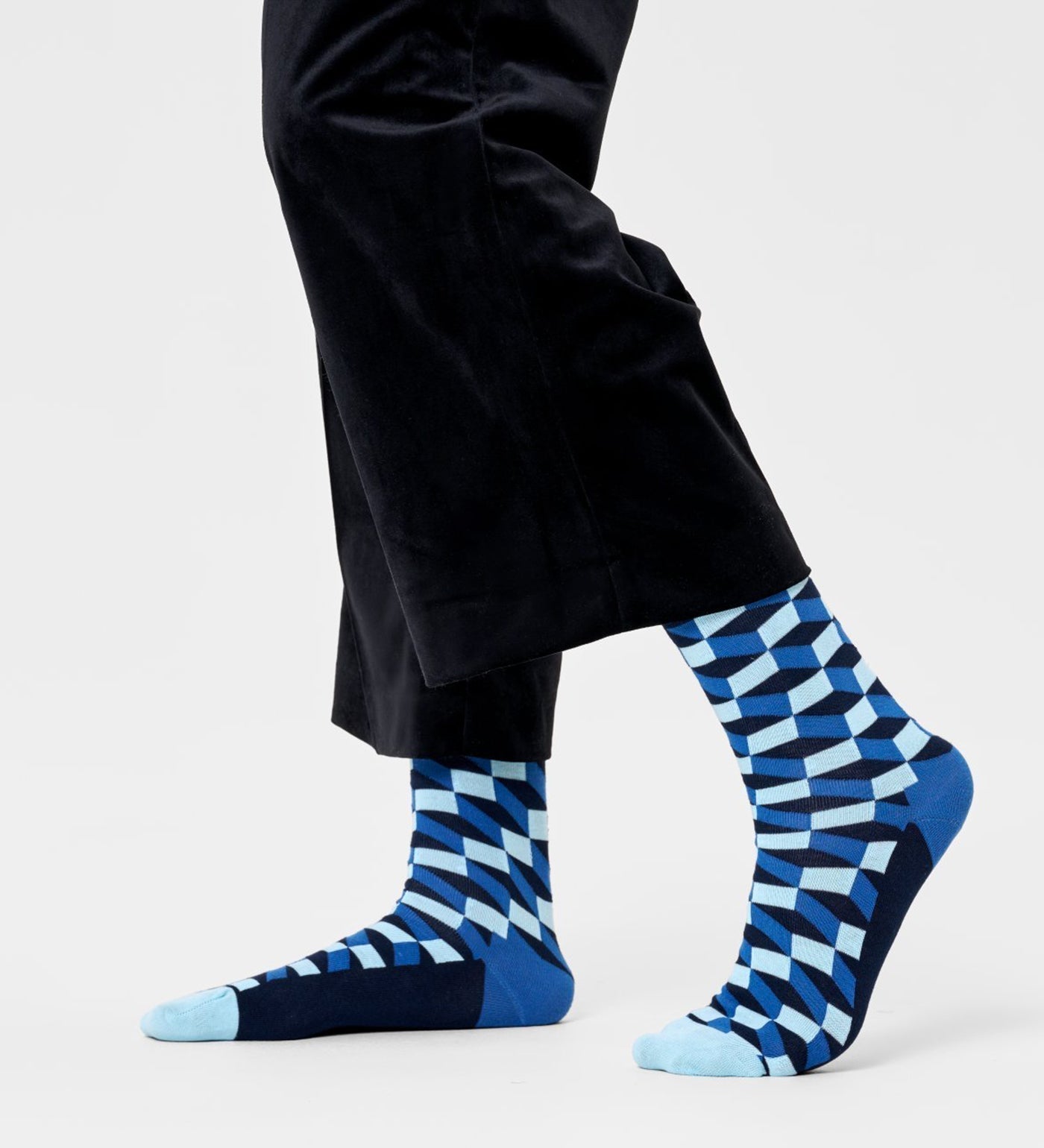 Happy Socks Unisex Filled Optic Crew Length Socks for Women and Men - view 2