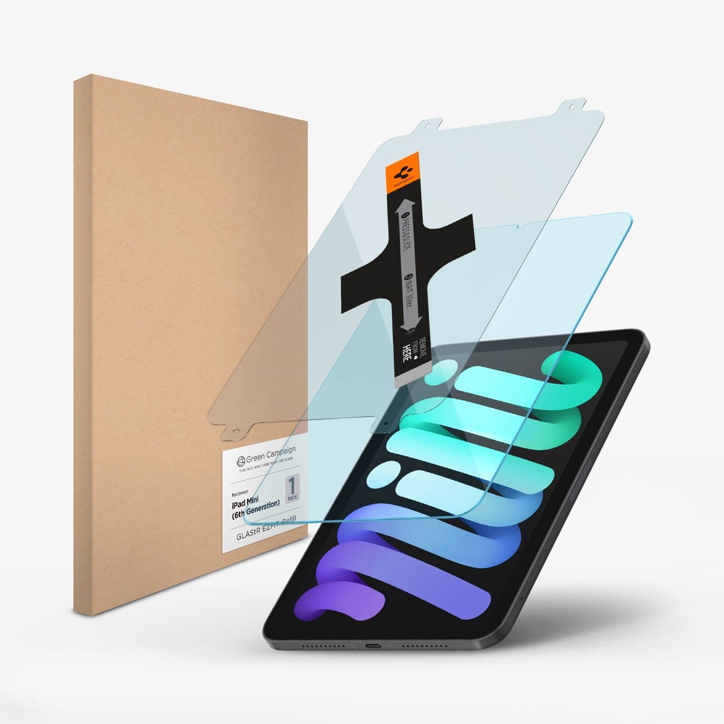 Glas tr – iPad Mini Series - GLAS.tR EZ FIT Refill – Clear