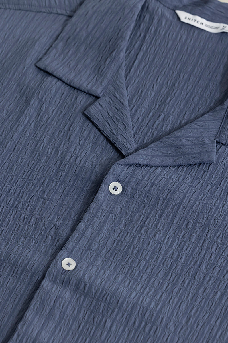 SNITCH Absolute Seer Sucker Liberty Blue Shirt - view 2