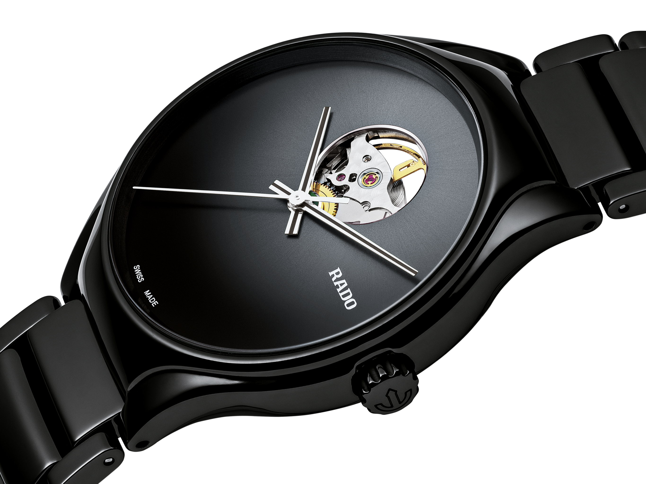 Rado True Black Dial Unisex 38mm