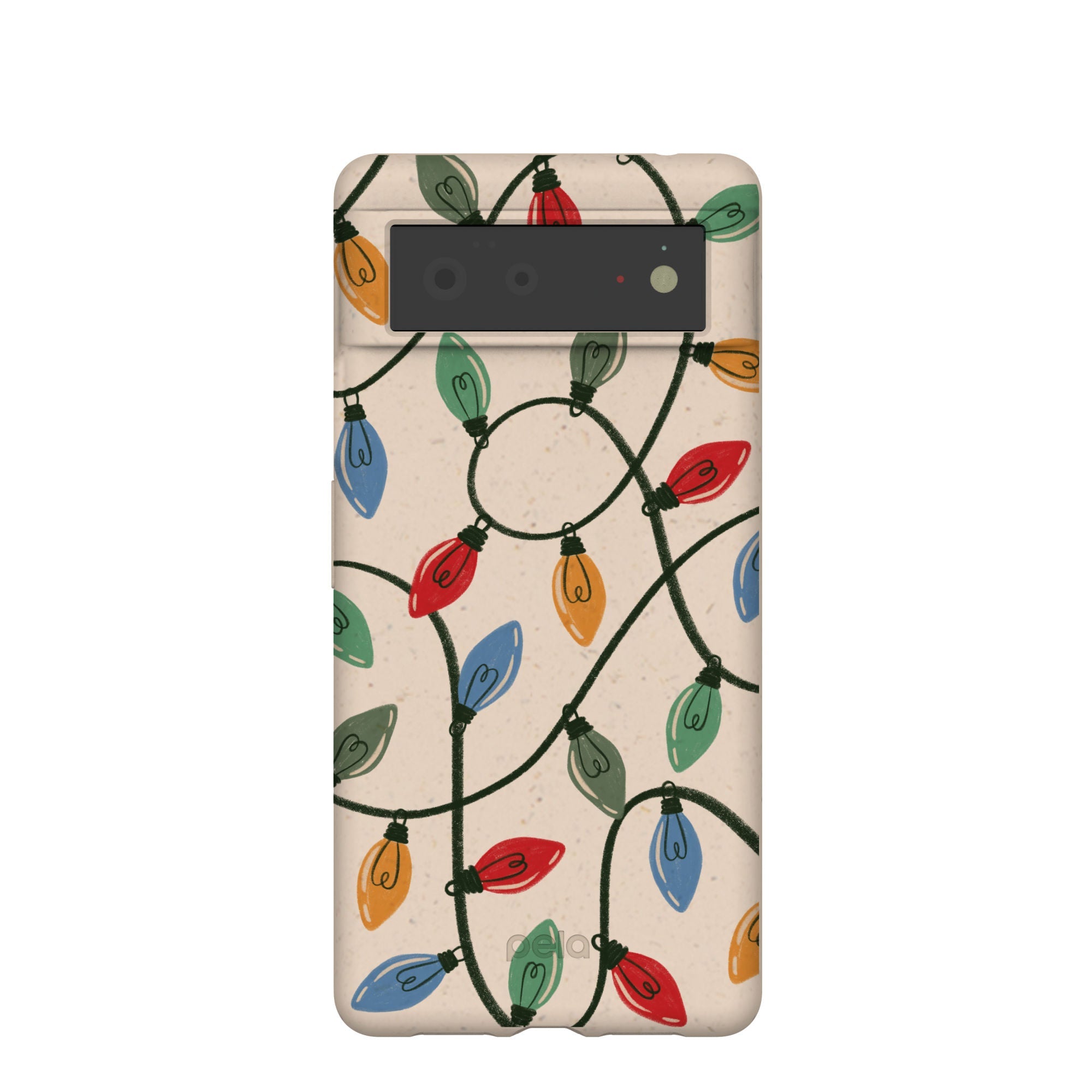 Pela Case Seashell Holiday Lights Google Pixel 6 Case