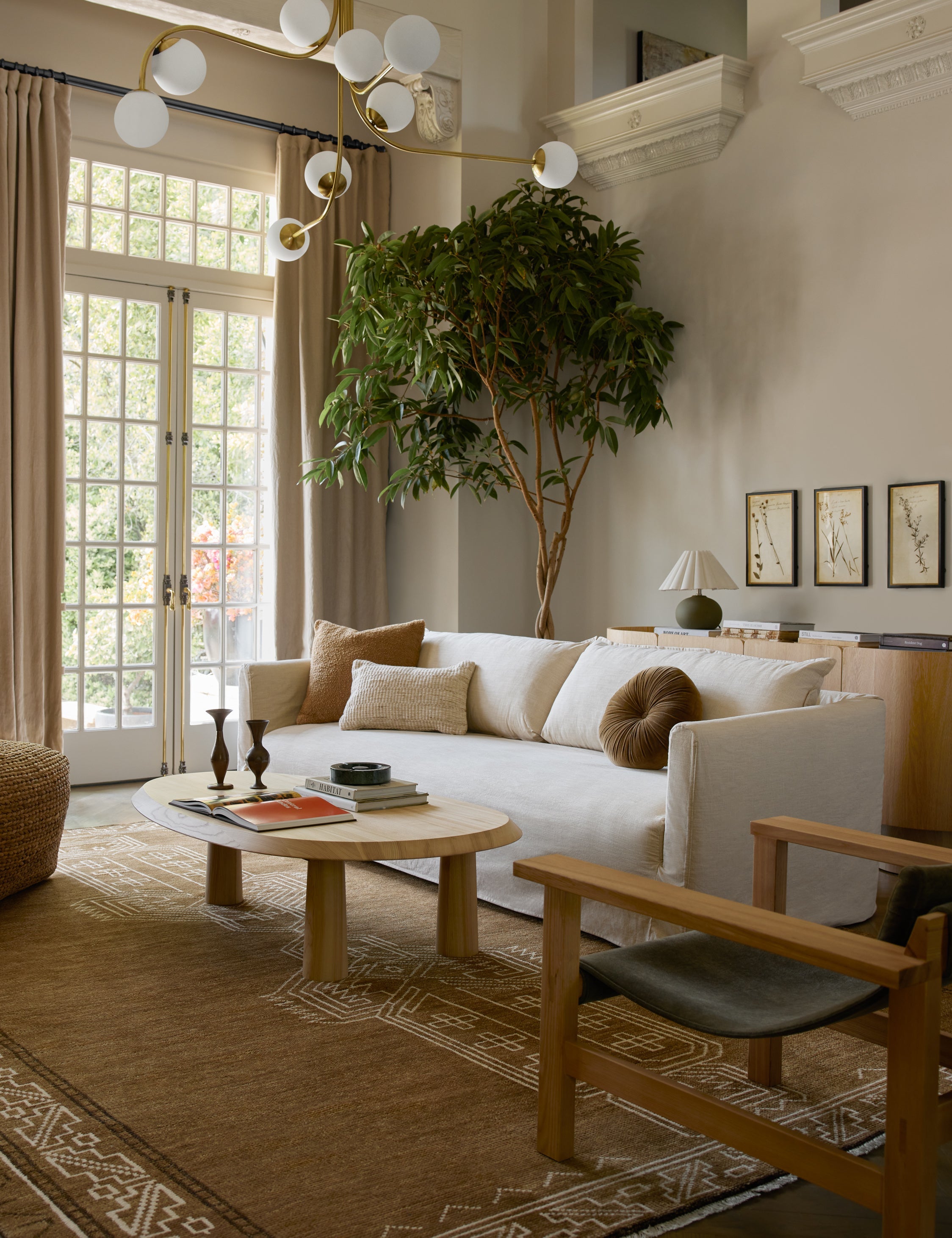 Lulu and Georgia Seton Slipcover Sofa - view 6