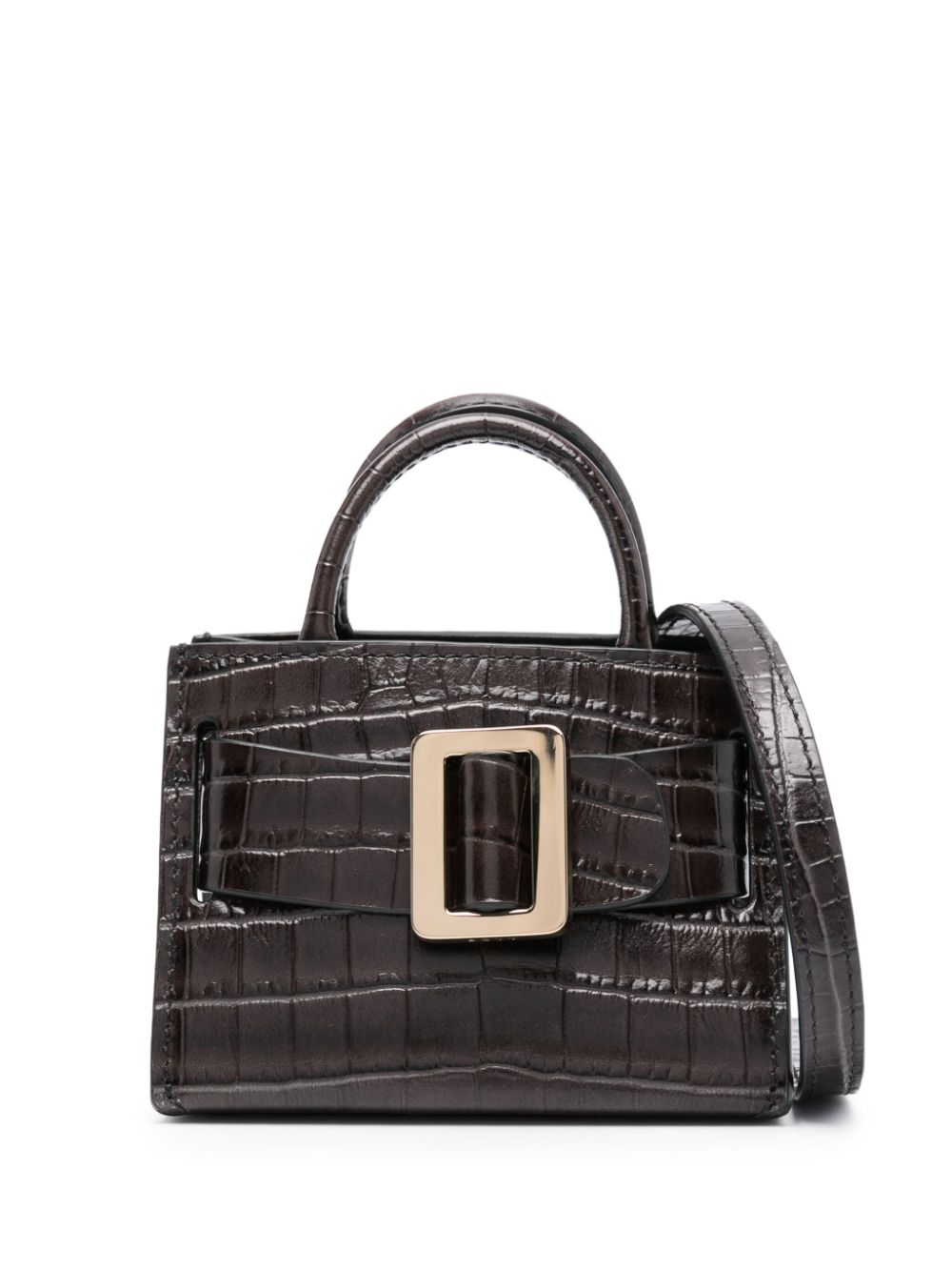 Boyy Bobby charm leather mini bag – Outer: Leather 100%