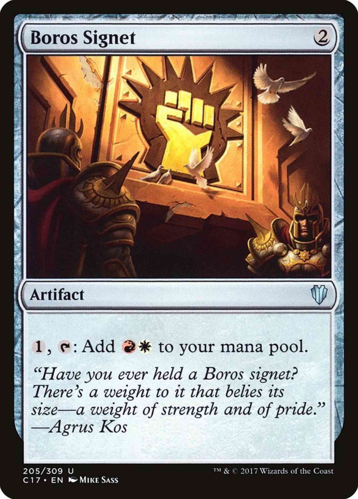 Boros signet 205 – Magic Boros Signet [205] [Commander 2017] [Non-Foil]