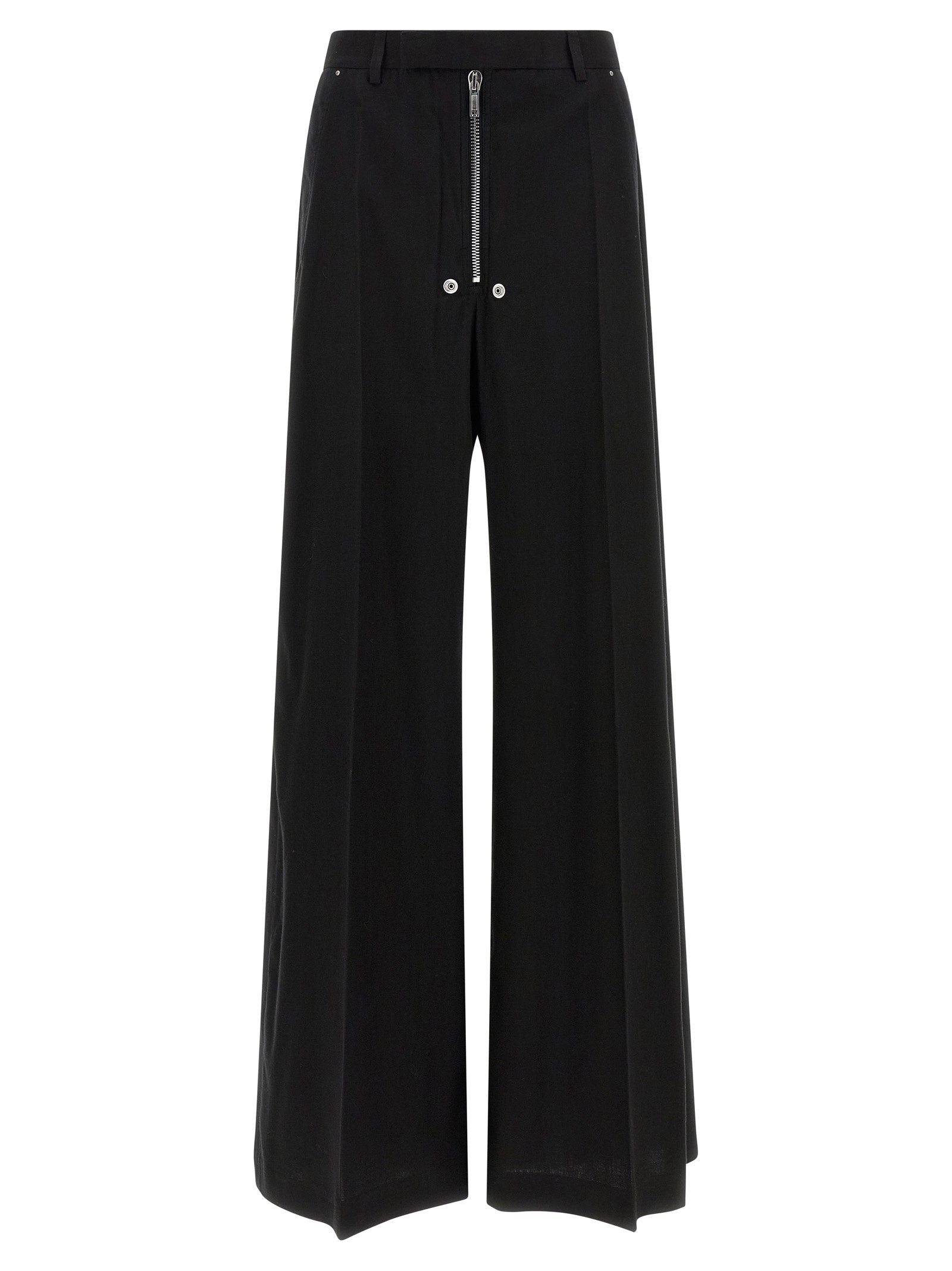 Rick Owens Tailored Wide Belas Pants – 81% cotton 19% wool