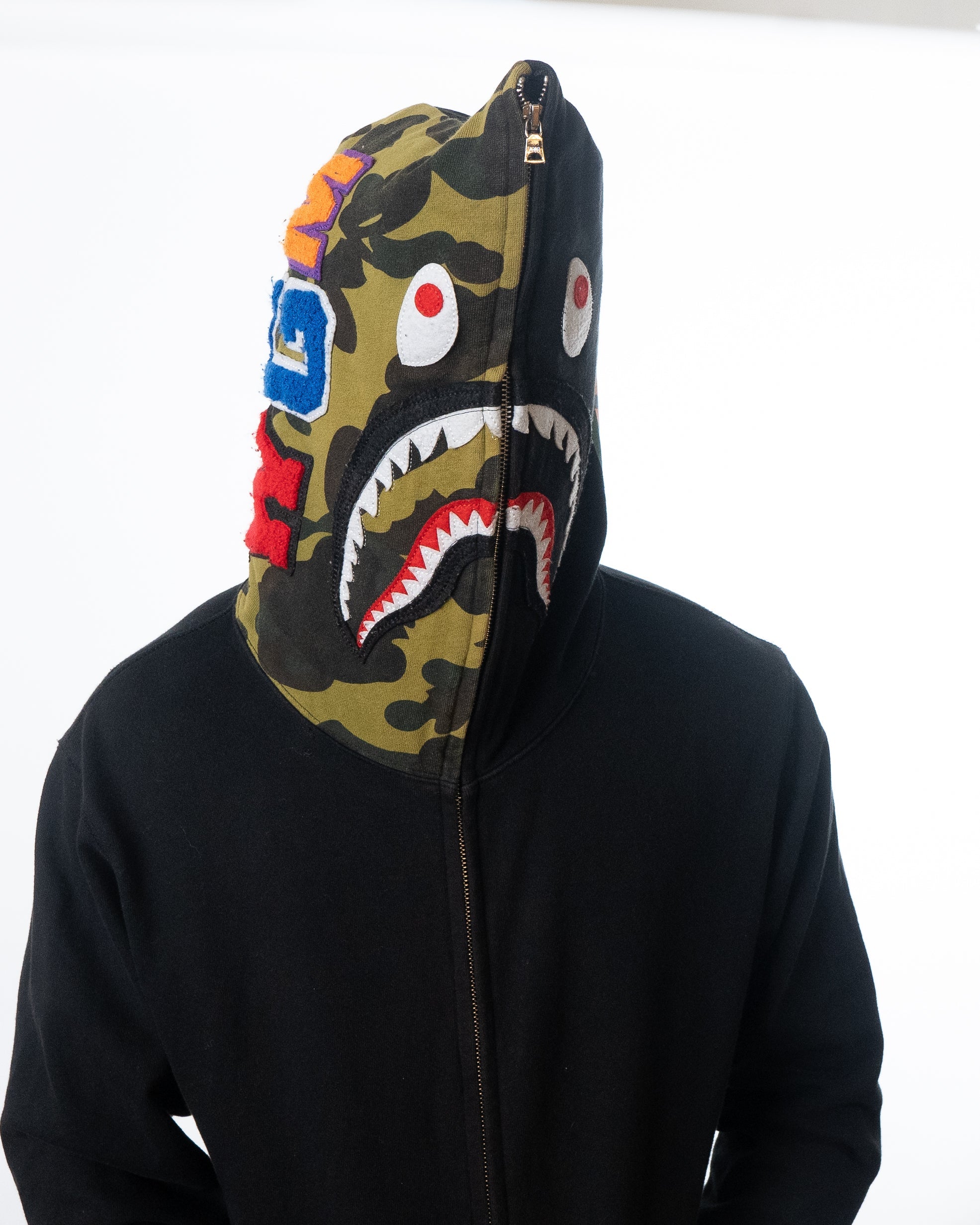 AAPE BY BATHING APE Aape By A Bathing Ape WGM Shark Hoodie - view 2