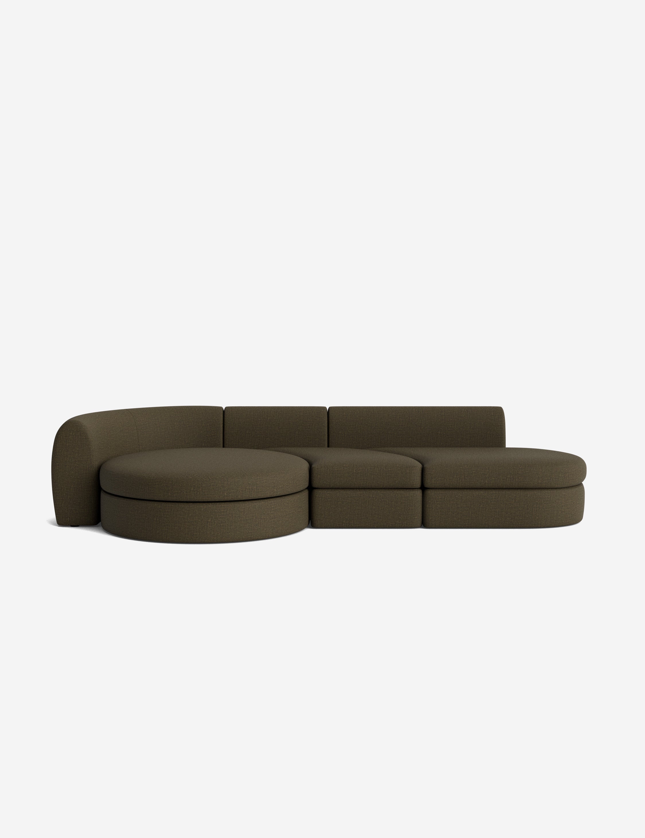 Lulu and Georgia Buckley Modular Chaise Sectional Sofa - view 128