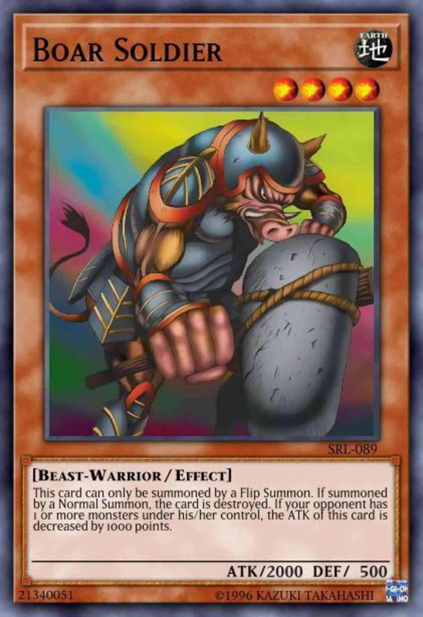 Yu-Gi-Oh! Boar Soldier - MRL-089 - Common - Unlimited