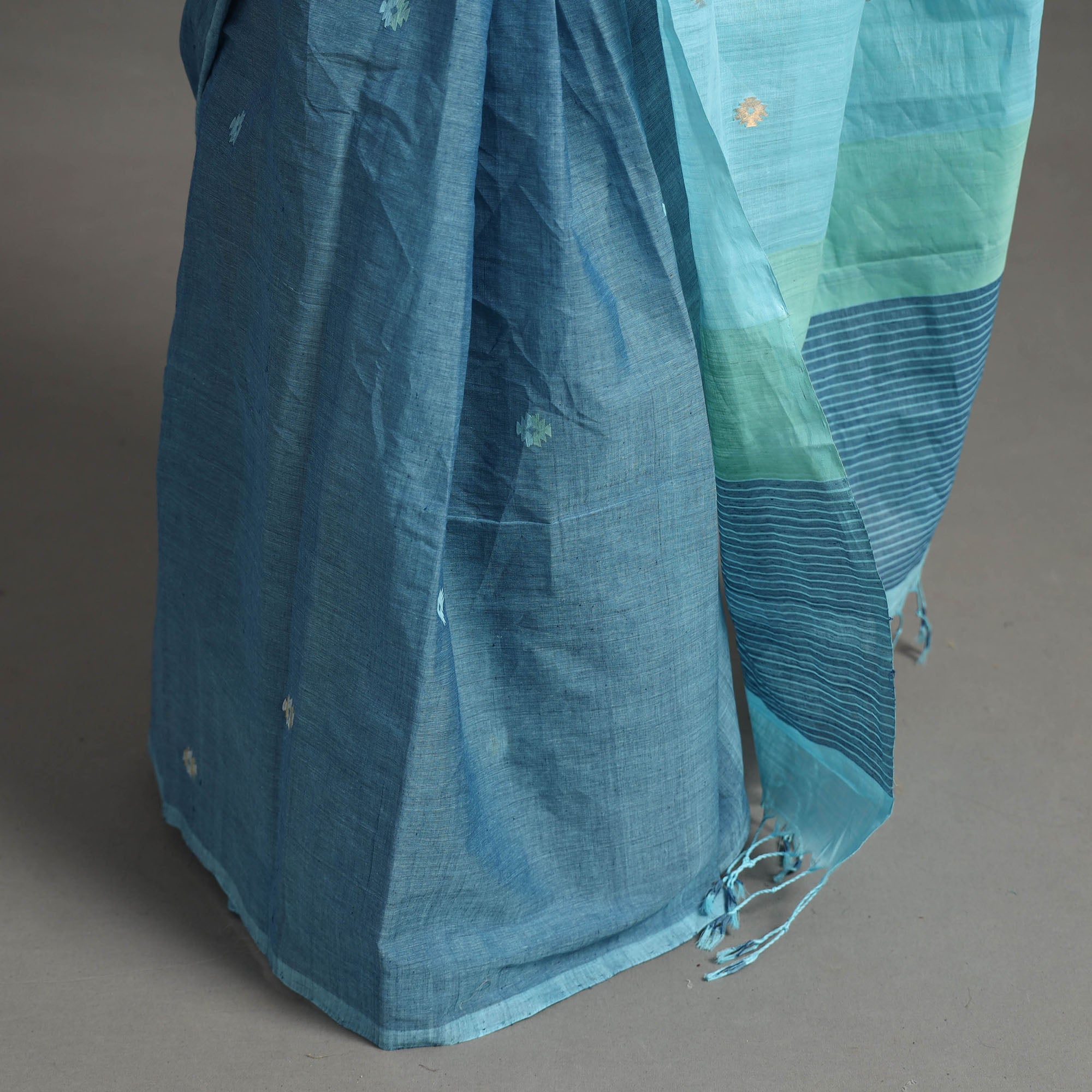 CHITRIKA Kuppadam Jamdani Buti Cotton Handloom Saree 125 - view 6