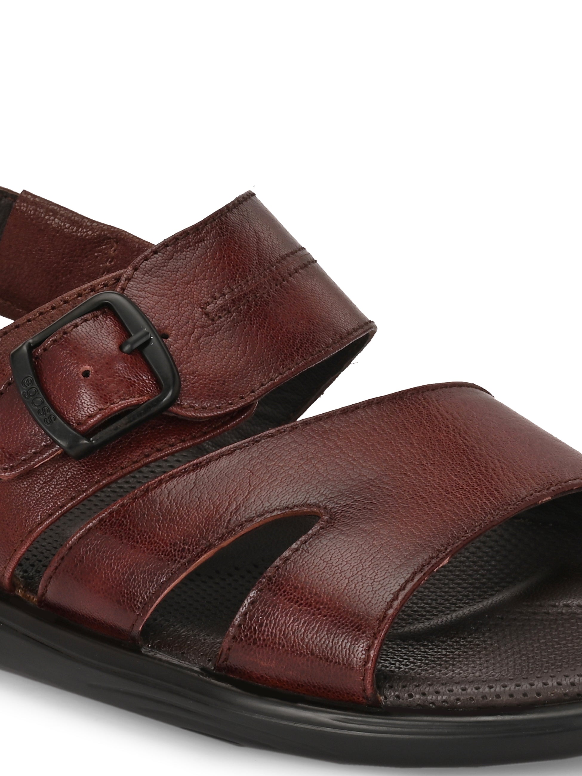Egoss Shoes Egoss Leather Sandals For Men - view 17