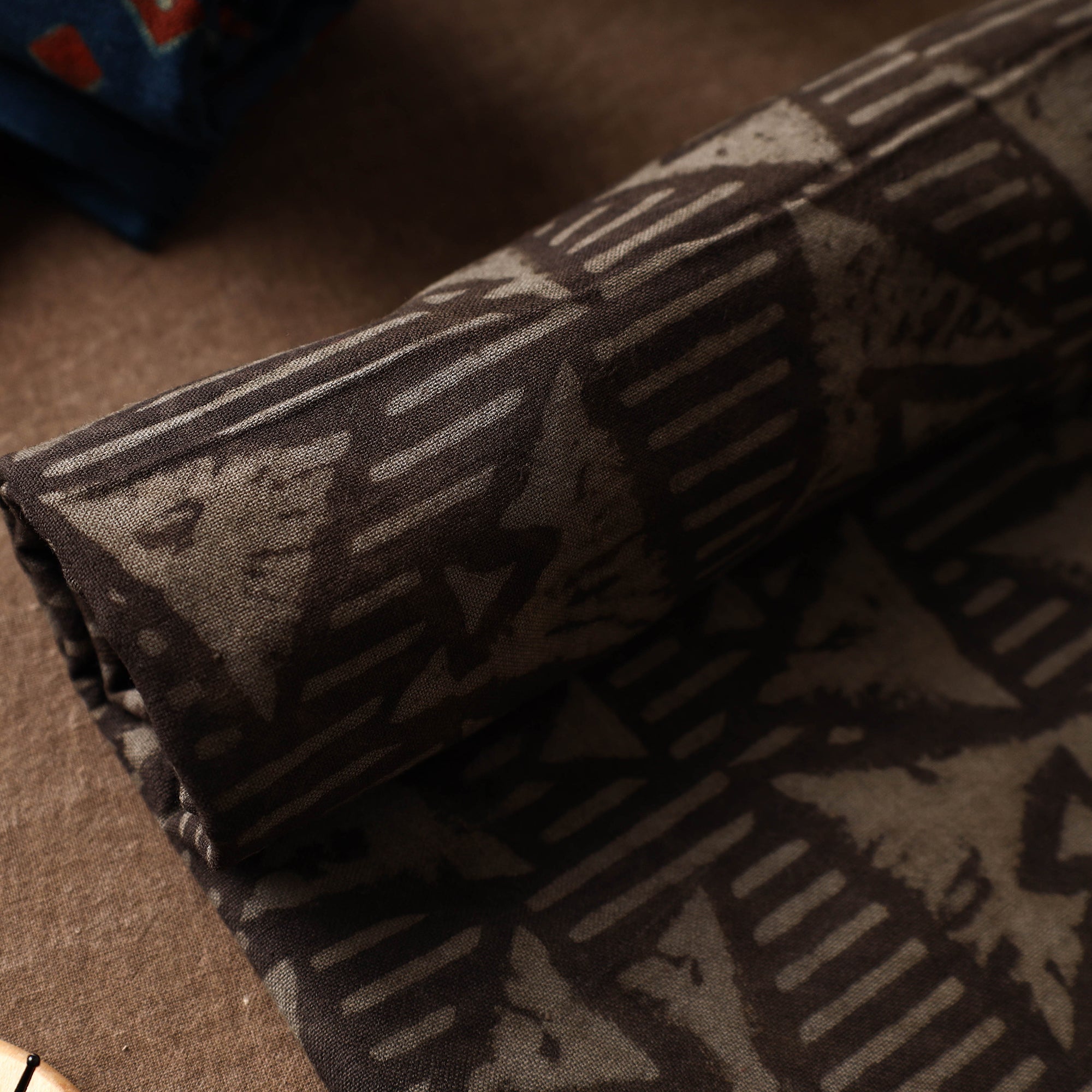 ITOKRI CRAFTS INITIATIVE Brown - Akola Block Printed Pure Handloom Cotton Towel - view 3